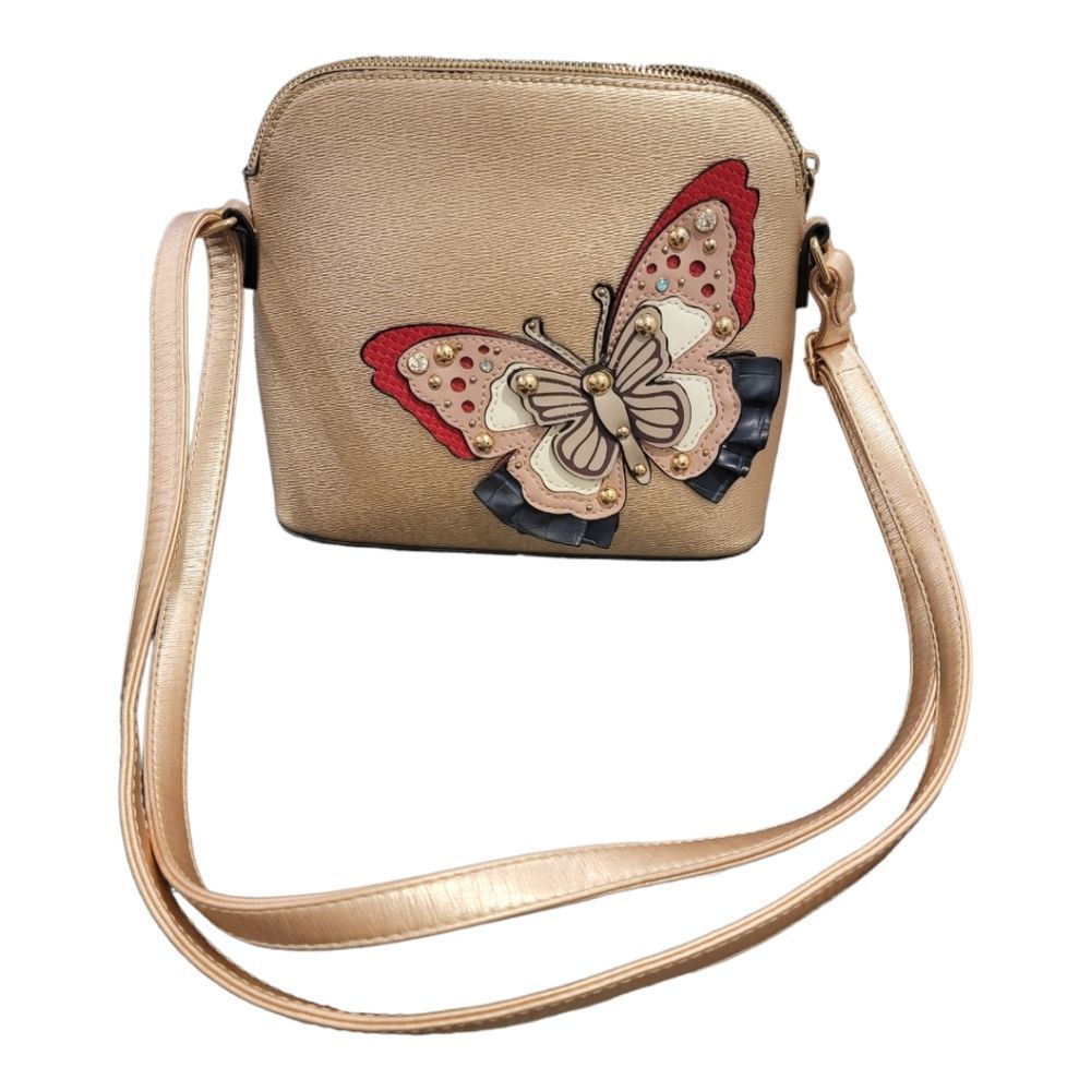 Butterfly Gold Purse